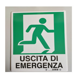 Cartello di segnalazione USCITA DI EMERGENZA 300x400