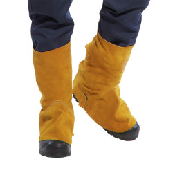 Copri Stivali da Saldatura in Pelle Marrone - Portwest SW32