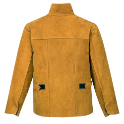 Giacca da Saldatura in Pelle Marrone - Portwest SW34