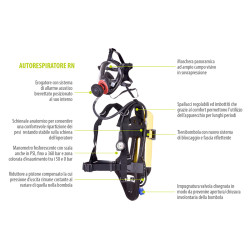 Autorespiratore Spasciani RN-A TR2002 LT. 6 (escluso bombola)