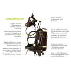 Autorespiratore industriale Spasciani RN FR A TR 2002 LT. 6 (escluso bombola)