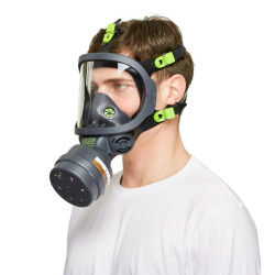 Maschera Pieno Facciale BLS 3150 In EPDM Visore in Policarbonato Anticondensa