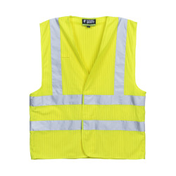 Gilet Ignifugo Antistatico Alta Visibilita' Conf. 10pz - Coverguard Hoder