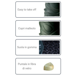 IDEA77 Zeus S5L SR CI FO VERDI - Stivali in EVA Ultraleggeri