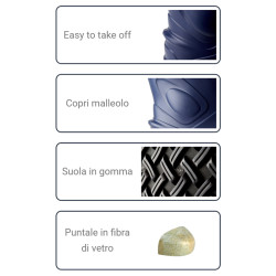 Stivali EVA Antinfortunistici Ultraleggeri Zeus S5L SR CI FO Neri - IDEA77