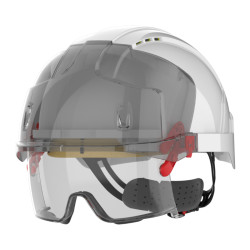 JSP EVO VISTAlens Elmetto Con Occhiali Integrati - Non Ventilato EN397 EN50365 cod. AMA170 - Elmetto personalizzato