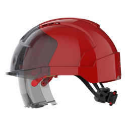 JSP EVO VISTAlens Elmetto Con Occhiali Integrati - Non Ventilato EN397 EN50365 cod. AMA170 - Elmetto personalizzato