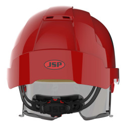 JSP EVO VISTAlens Elmetto Con Occhiali Integrati - Non Ventilato EN397 EN50365 cod. AMA170 - Elmetto personalizzato