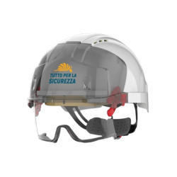 JSP EVO VISTAlens Elmetto Con Occhiali Integrati - Non Ventilato EN397 EN50365 cod. AMA170 - Elmetto personalizzato