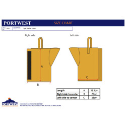 Copri Stivali da Saldatura in Pelle Marrone - Portwest SW32