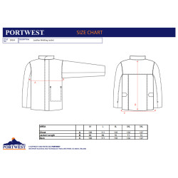 Giacca da Saldatura in Pelle Marrone - Portwest SW34