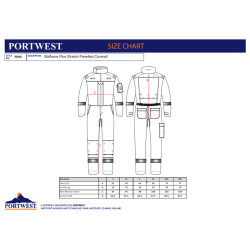 Portwest FR501 - Tuta Ignifuga Bizflame Plus OEKO-TEX