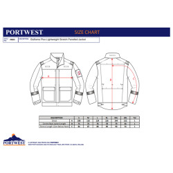 Portwest FR601 - Giacca leggera Ignifuga Bizflame Plus OEKO-TEX