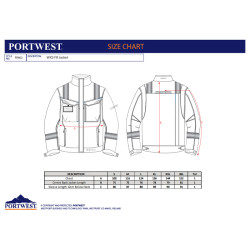 Portwest FR602 - Giacca da lavoro ignifuga WX3 FR OEKO-TEX