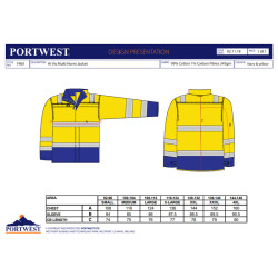 Portwest FR61 - Giacca Multi norme ad alta visibilità OEKO-TEX