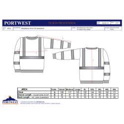 Portwest FR72 - Felpa Hi-Vis Antistatica e Ignifuga OEKO-TEX