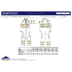 Portwest FR98 - Tuta AIB incendi boschivi