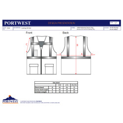 Portwest Gilet Rinfrescante Estivo CV02