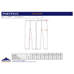 Portwest L450 - Tuta Da Lavoro 2 pezzi impermeabile Sealtex Essential