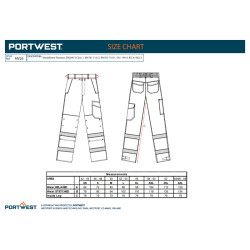 Portwest MV26 - Pantalone Modaflame Hi-Vis OEKO-TEX