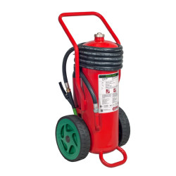 Estintore Carrellato a Schiuma da 25LT Pressurizzato al momento dell'uso Senza Fluoro Green Wave - cod.19258-701 GW25A