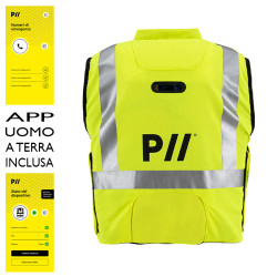 Gilet da lavoro gonfiabile Protechto Mad Work airbag anticaduta Alta Visibilità con Uomo a Terra integrato