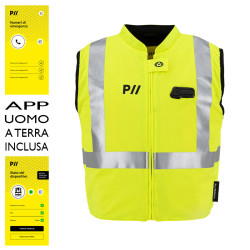 Gilet da lavoro gonfiabile Protechto Mad Work airbag anticaduta Alta Visibilità con Uomo a Terra integrato