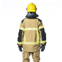 Giacca Antincendio Boschivo AIB Sahara VVF EN15384 EN1149-5 Colore Sabbia