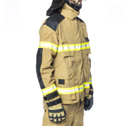 Giacca Antincendio Boschivo AIB Sahara VVF EN15384 EN1149-5 Colore Sabbia