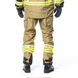 Pantanloni Antincendio Boschivo AIB Sahara VVF EN15384 EN1149-5 Colore Sabbia