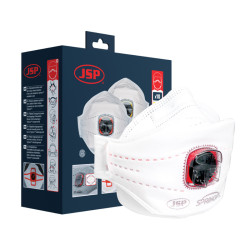 JSP Springfit Facciale filtrante 435 Mascherina FFP3 con valvola Typhoon - Conf. 10pz