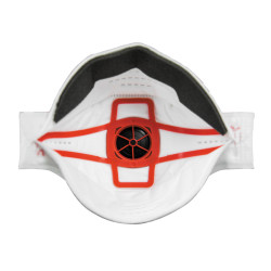 JSP Springfit Facciale filtrante 435 Mascherina FFP3 con valvola Typhoon - Conf. 10pz