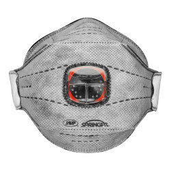 JSP Springfit Facciale filtrante 436 Mascherina FFP3 con valvola Typhoon e carbone attivi - Conf. 10pz