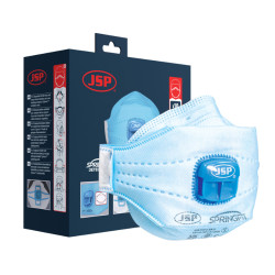 Mascherina FFP2 Detectabile con valvola Typhoon JSP SpringFit 429 - Conf. 10pz