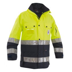 Giaccone Protezione Civile con bande rinfrangenti EN20471 - Siggi 08GI0116/00