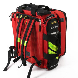 Zaino Borsa di soccorso Intrepid Dimatex Protezione Civile e Medici - Rosso Blu Verde