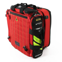 Zaino Borsa di soccorso Intrepid Dimatex Protezione Civile e Medici - Rosso Blu Verde
