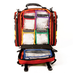 Tonic Zaino di soccorso 37LT Dimatex per medici e paramedici Rosso Blu