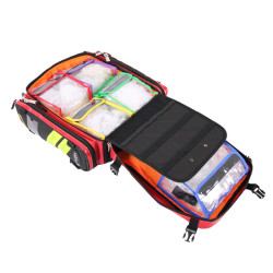 Tonic Zaino di soccorso 37LT Dimatex per medici e paramedici Rosso Blu