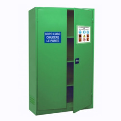Armadio monoblocco per fitosanitari - dim 1000x460x1800h mm