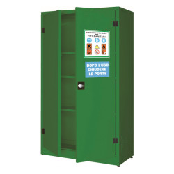 Armadio per fitosanitari - dim 1075x500x1850h mm
