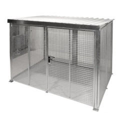 Gabbia stoccaggio 32 bombole gas - dim 2400-2100/2190-1500h mm