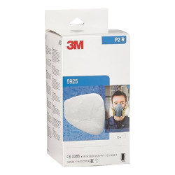 Filtro per polveri 3M P2 R Serie 5000/6000 conf. 4pz