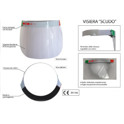 Visiera per protezione facciale SCUDO (conf 5 pz)