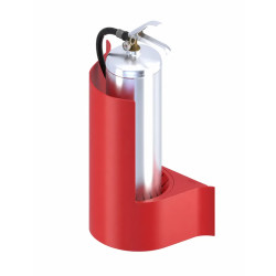 Porta estintore da parete rosso Carvel SPF210
