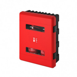 Cassetta porta estintori per due estintori da 6Kg - Dim.616x735Hx270H - PP