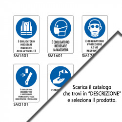 Cartelli obbligo rettangolari - ISO 7010