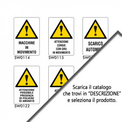 Cartelli pericolo generici