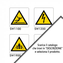 Cartelli pericolo - ISO 7010 e UNI 7543