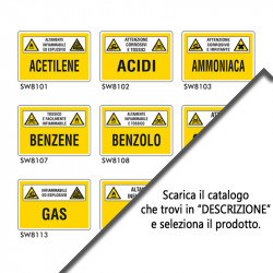 Cartelli pericolo - sostanze